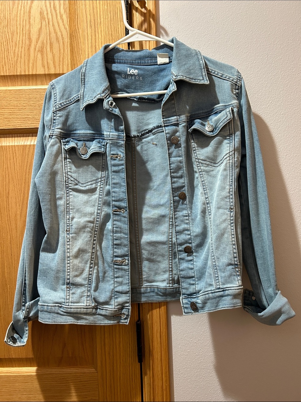 Lee Light Blue Denim Jacket - Women's Classic Jean Jacket